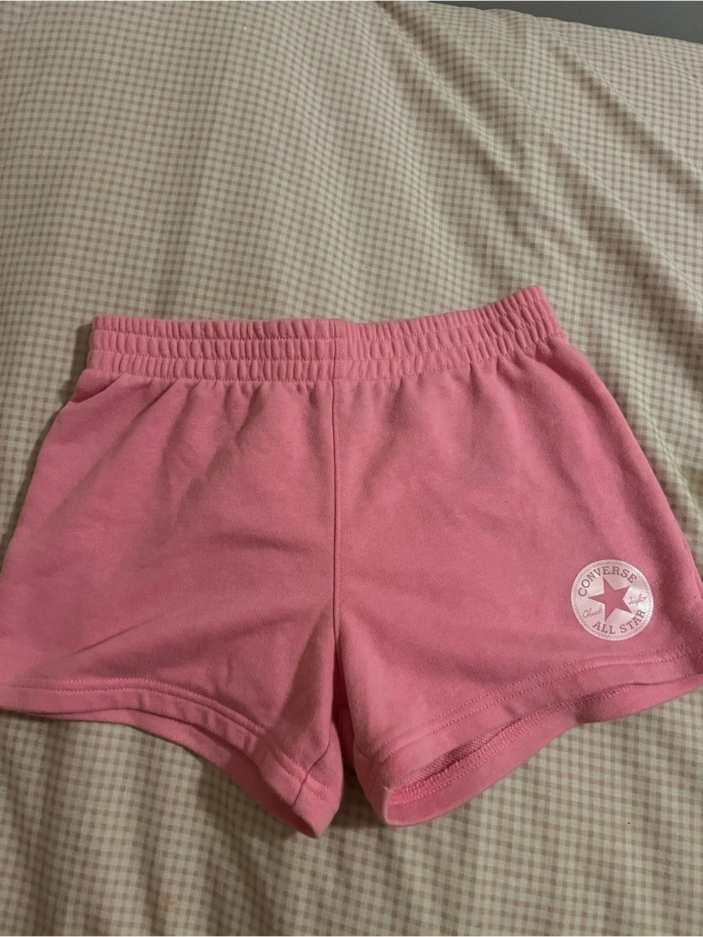 Converse Pink Shorts (youth M or adult xs)
